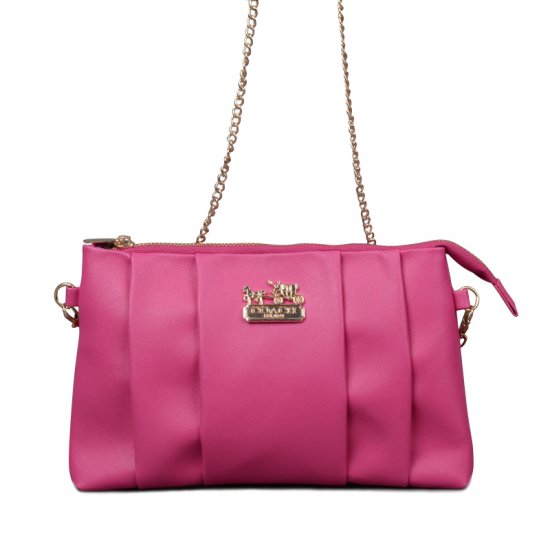 Coach Kylte In Saffiano Small Pink Crossbody Bags EKV